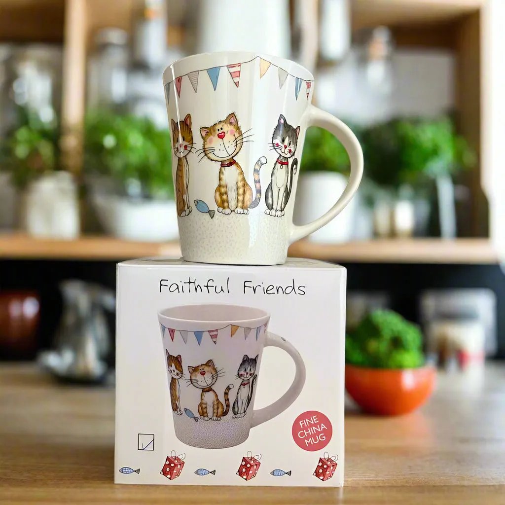 Faithful Friends Fine China Mug with Gift Box