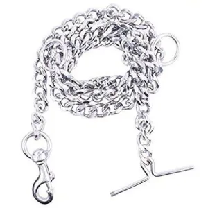 Furry Friend Dog Steel Chain Medium Breed with Brass Hook- 62 inch