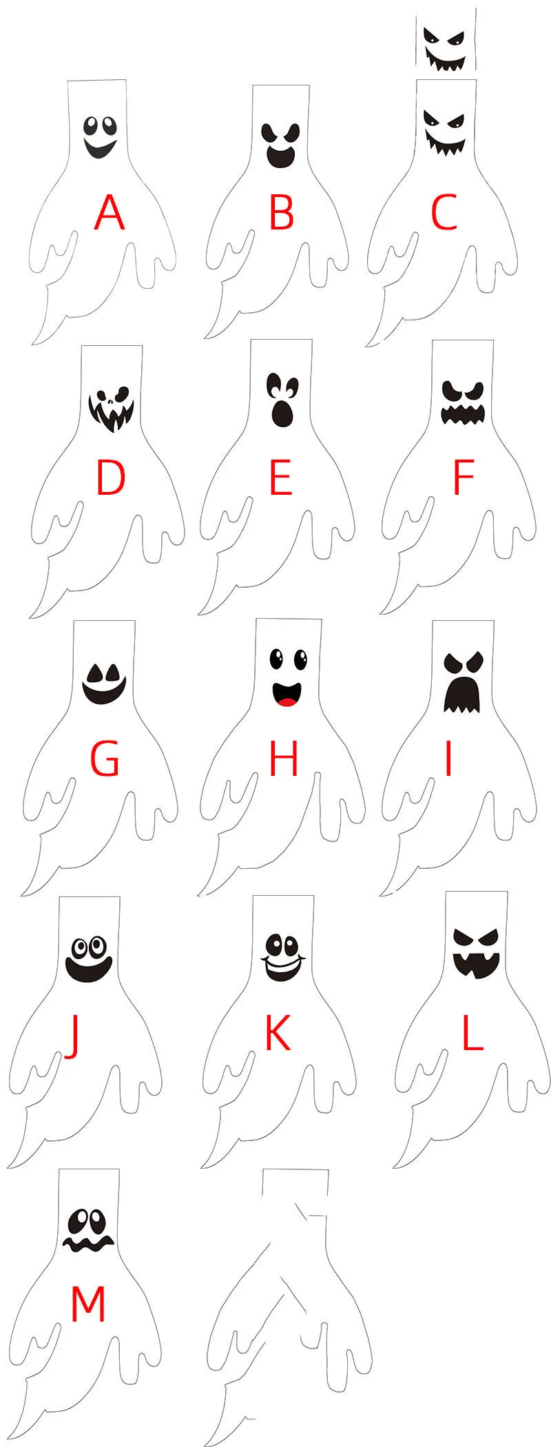 Halloween Windsock Ghost Face Windsock Flag Hanging Outdoor Decoration For Yard Garden Patio Halloween Decorations For Home