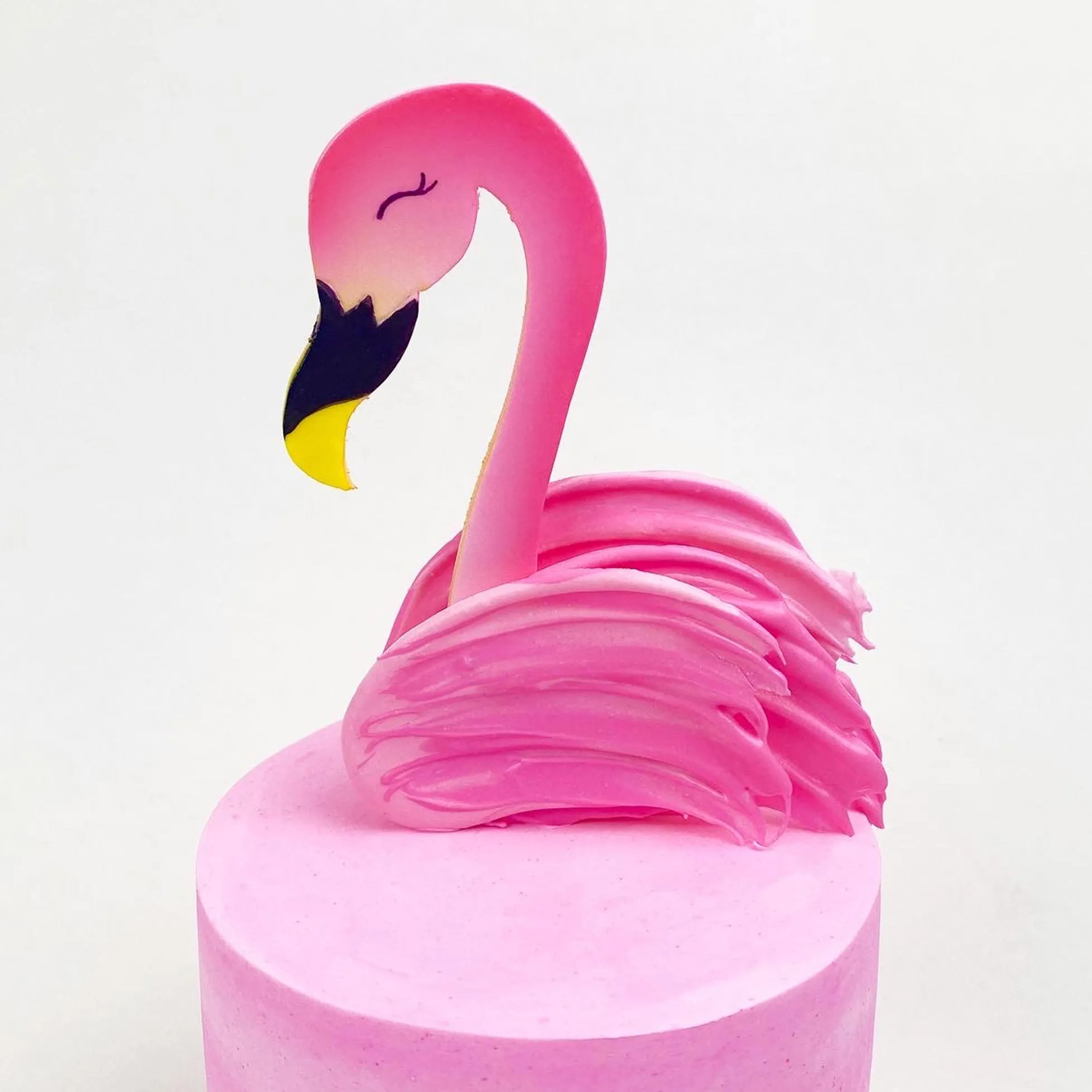 Petite Flamingo Cake