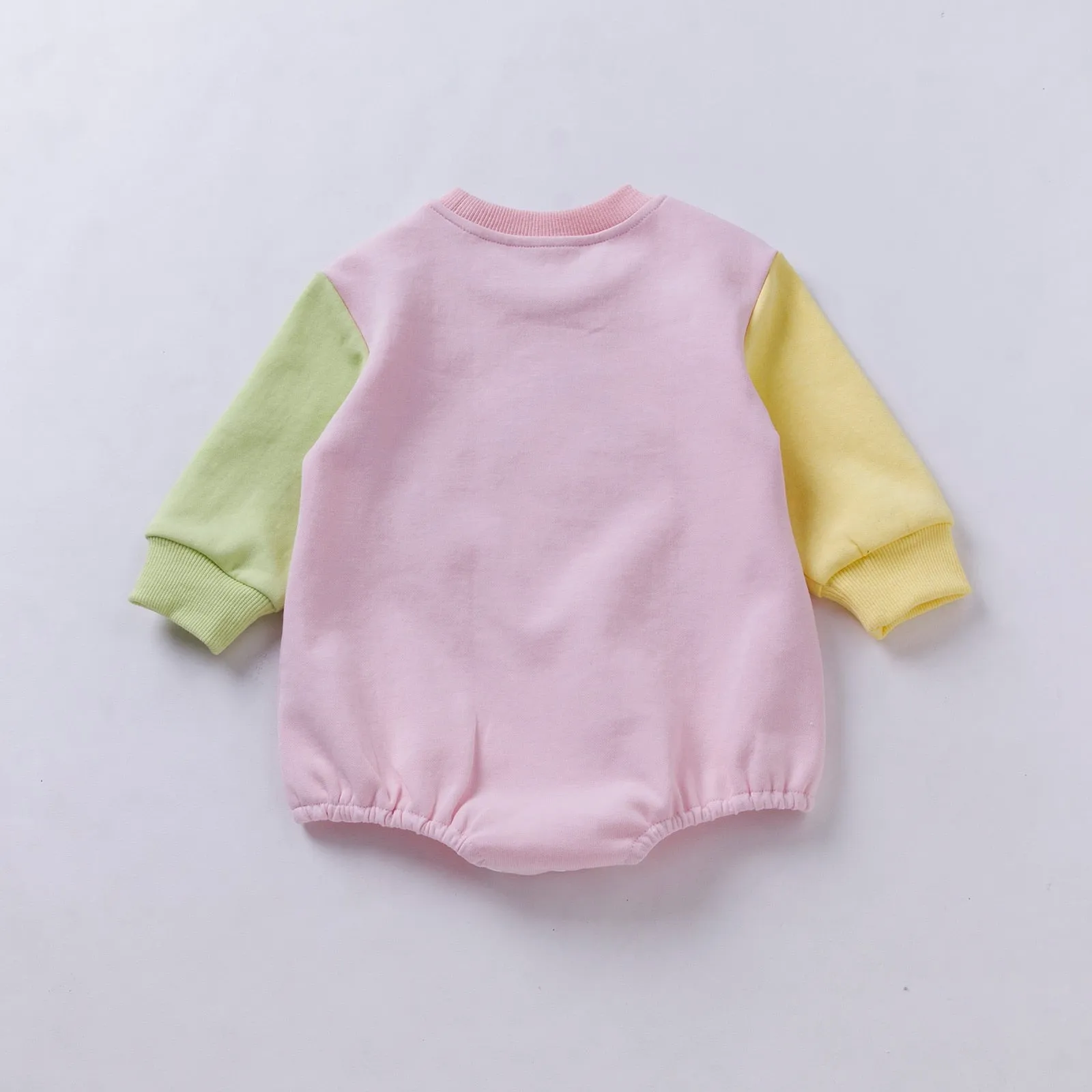 Two Tone Retro Rainbow Romper