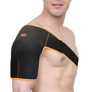 TYNOR Shoulder Brace for Women & Men, Torn Rotator Cuff Shoulder Support for Left/Right Arm, Neoprene Shoulders Compression Sleeve for AC Joint Pain, Dislocation, Adjustable Shoulder Sleeve- One Size